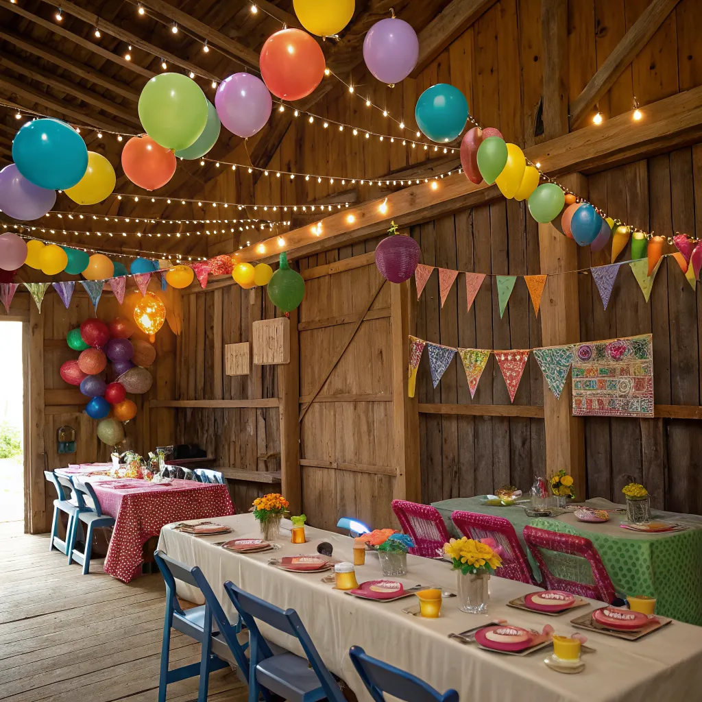 Birthday Barn Party Room