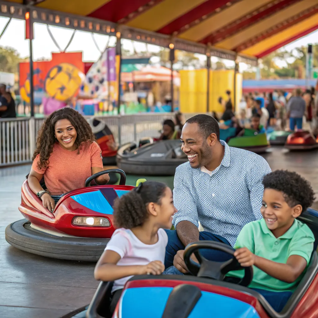 Community family event at fun center